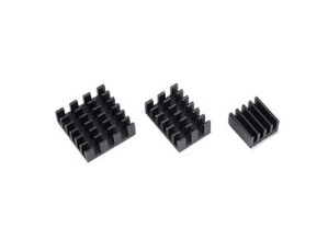 Official Raspberry Pi Black 3 in 1 Heat Sink Set Aluminum for Pi 4B