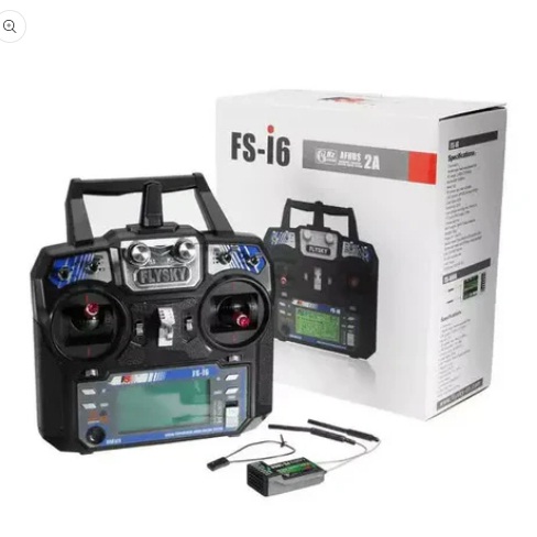 FlySky FS-i6 2.4G 6CH Radio Transmitter With FS-iA6b Receiver. SKU: