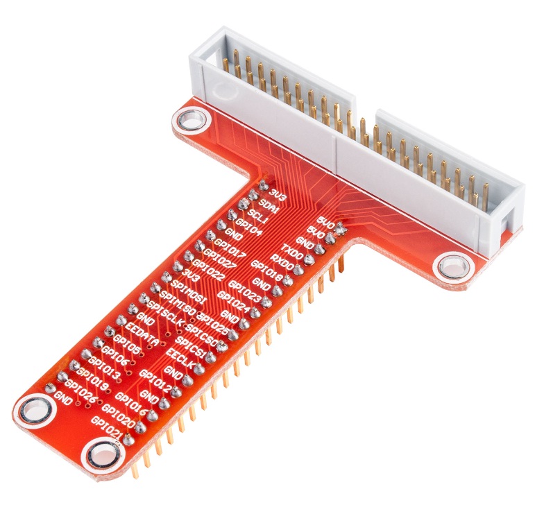 T Cobbler 40 Pin Red GPIO Extension Board for Raspberry Pi							