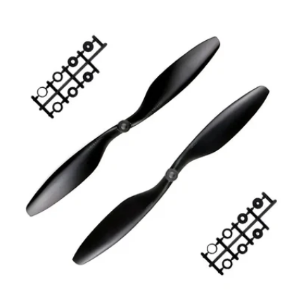 1045 Nylon Black Propellers 1CW+1CCW - (1Pair). SKU: