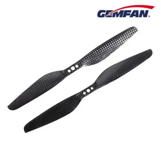 1550L T-TYPE Gemfan Carbon Fiber Propeller 1CW+1CCW - 1 Pair.