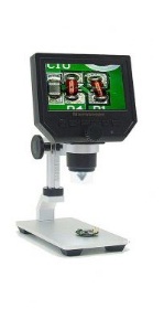 600X Zoom 3.6MP Digital Microscope with Metal Stand