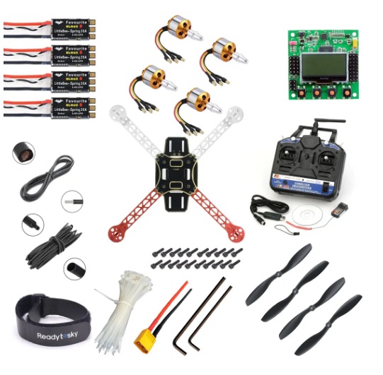 KK2.1.5 Flight Controller F330 Quadcopter Advance Drone Kit - Flysky - ct6b