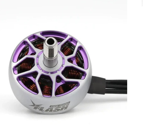 FlyFishRC Flash 2306 1750KV FPV Motor - Grey & Purple. SKU:030027