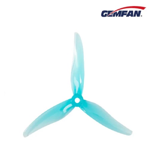 Gemfan Hurricane Durable 51477 PC3 – Blade Propellers – Light Blue.