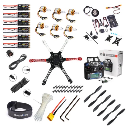 Pixhawk 2.4.8 Combo Kit Flight Controller With GPS F550 hexacopter Drone Kit - Flysky - i6