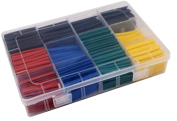 Heat Shrink Tubing (HST) Insulation Assorted kit : 45mm length – 530pcs