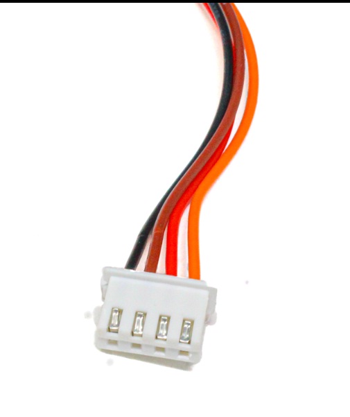 XH-A/AW-2.5mm-4 pin Female Housing Connector with 300mm Wire(28 AWG